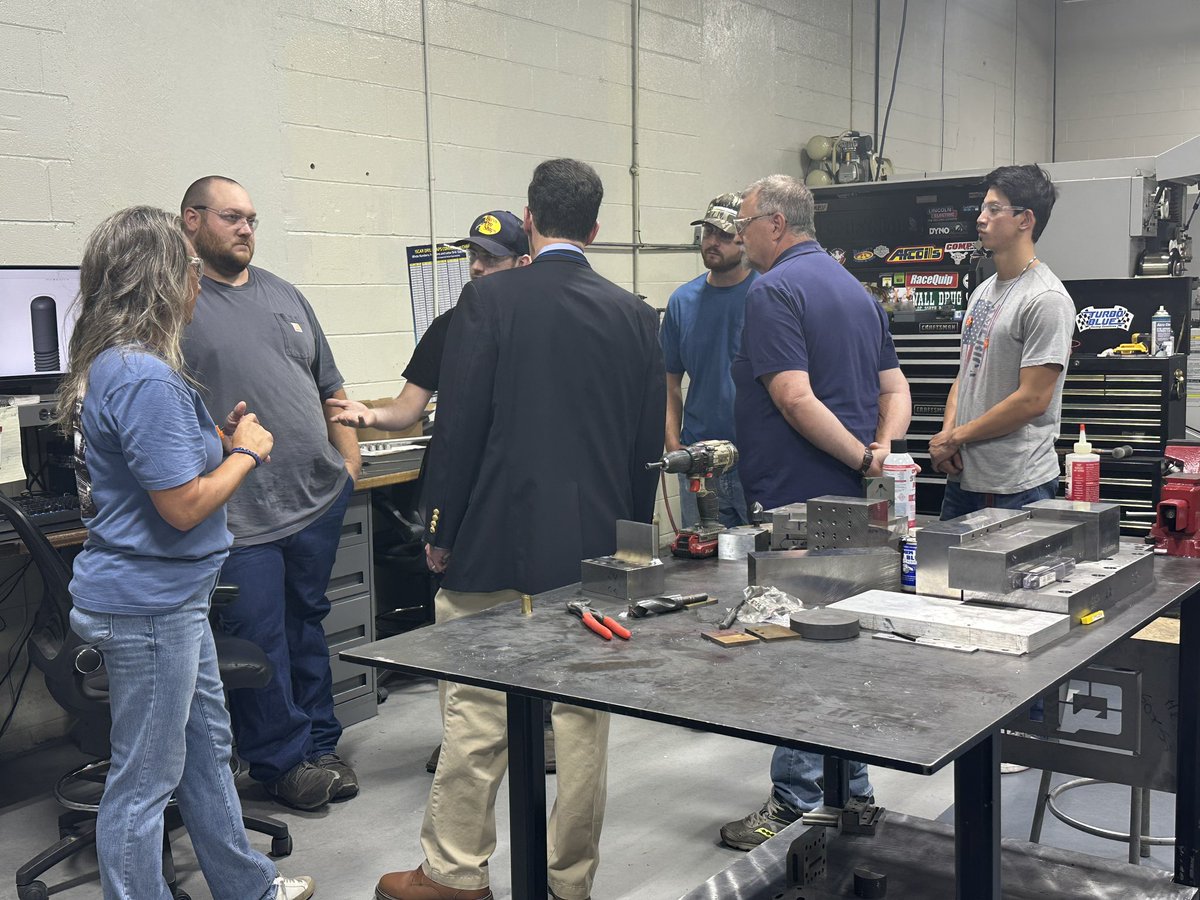 RepDavidKustoff's tweet image. It was great to visit Quality Metal Stamping in Chester County — a fourth-generation, family-owned business with deep roots in Tennessee.
Thank you Heather Griffin for the tour of the growing operations.