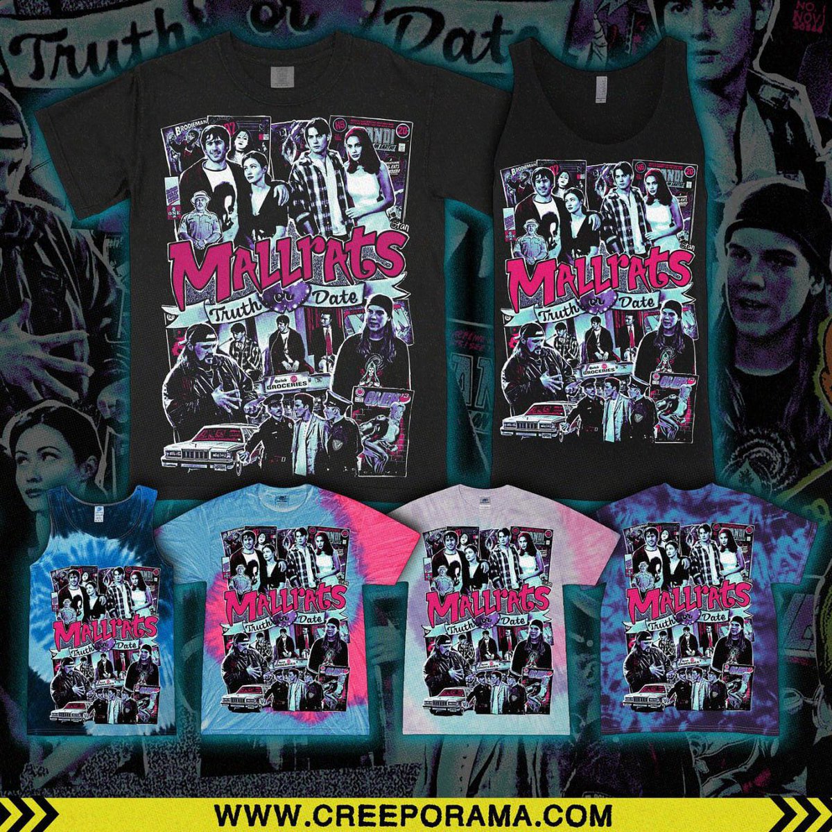 JayMewes's tweet image. MALLRATS 30th ANNIVERSARY COLLECTION is open for Pre-Order!
Head to CREEPORAMA.COM now to shop snoogans!