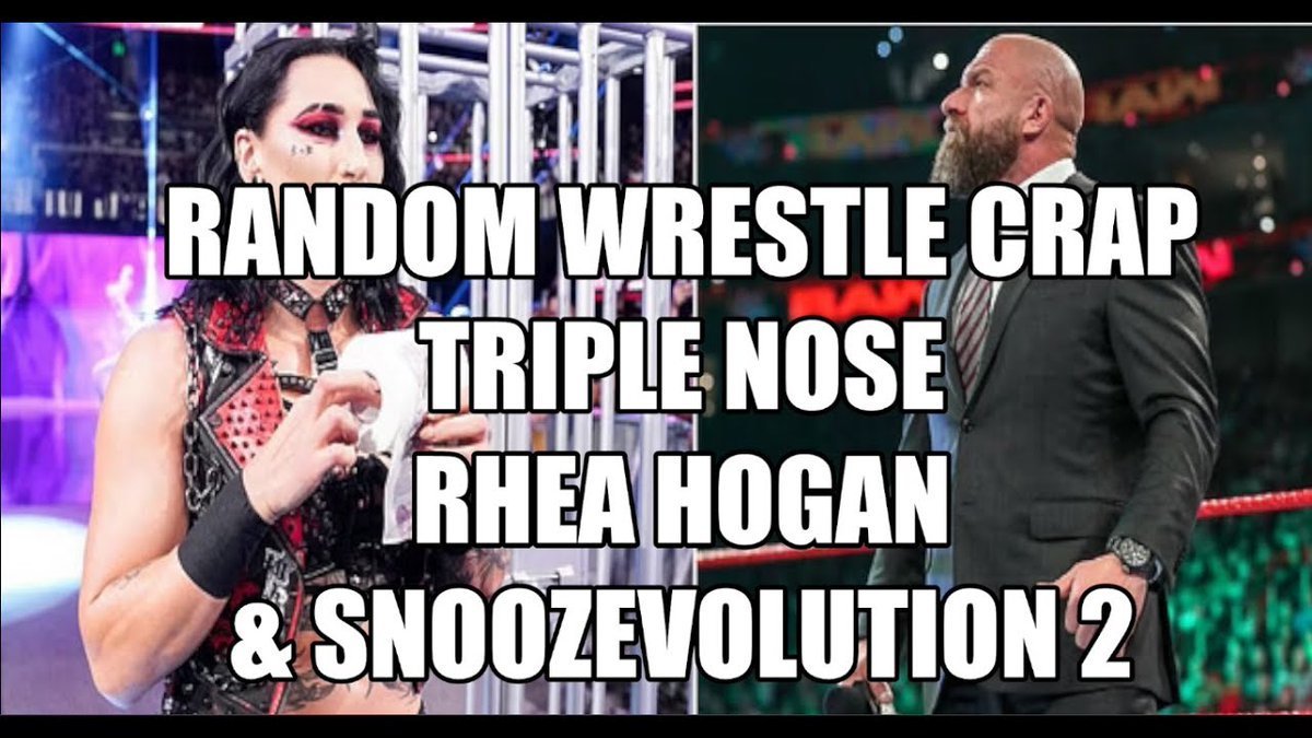 tw_bootyhunter's tweet photo. NEW VIDEO!!! Random Thoughts on Wrestling: Triple H, Rhea Ripley, Evolution 2, etc.:

https://t.co/WKfXK2E2kr https://t.co/RugiwU9dtW