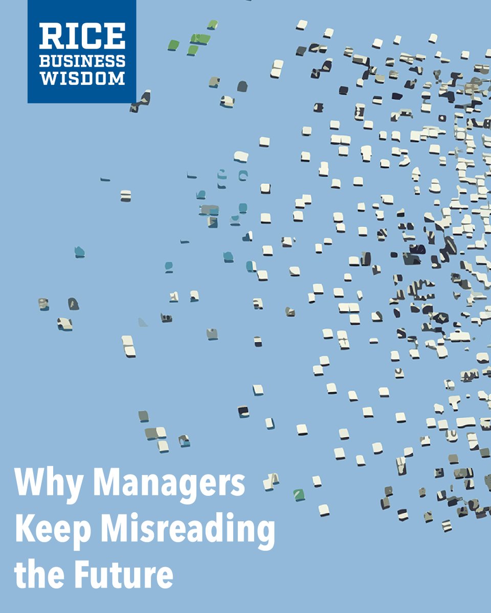 "Past performance is not a guarantee of future results."
It’s a familiar disclaimer in the world of finance — but one that corporate managers often fail to follow themselves. A new Rice Business study offers a way to avoid inflated expectations.
Read more: tinyurl.com/bdh7amb9