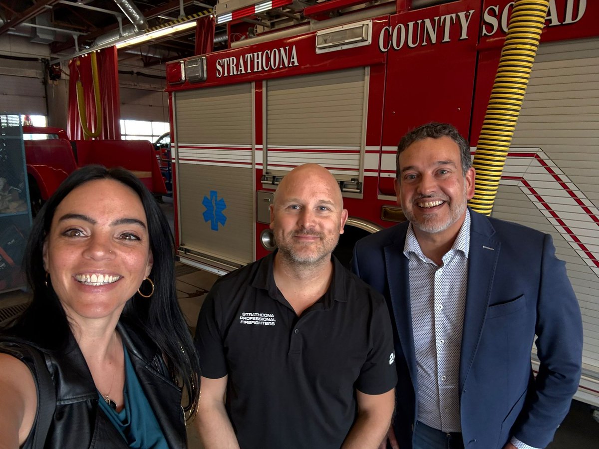 ABFedLabour's tweet image. Enjoyed meeting with IAFF Local 2461 members today. We had a great discussion about issues facing local members and how AFL can provide support. Thanks to all IAFF members for the important work you do keeping our community safe. #solidarity