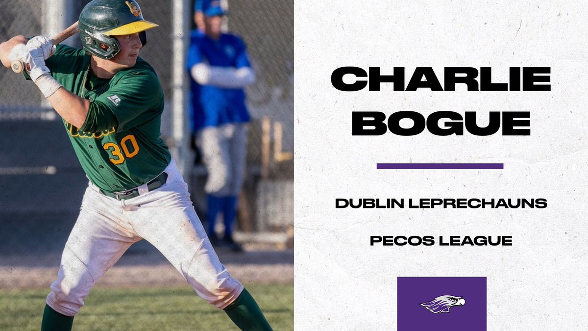 UWWBaseball's tweet image. Congratulations to former Warhawk Charlie Bogue on signing a professional contract with the Dublin Leprechauns of the Pecos League! #HawkBall