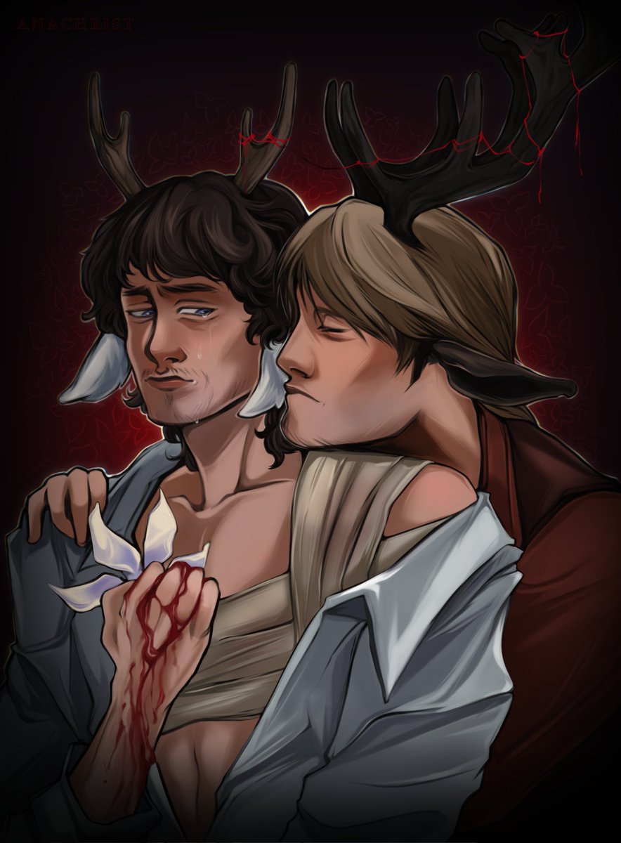 _achrist_'s tweet image. inspired by the fanfiction &quot;Purity&quot;
 the strongest emotions when reading.. 🥀💦
#Hannibal #Hannigram