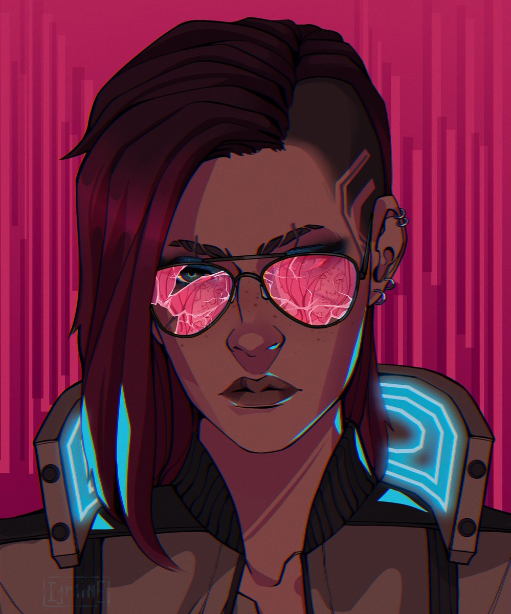 igraine_art's tweet image. seeing the world through rose-colored glasses

#Cyberpunk2077