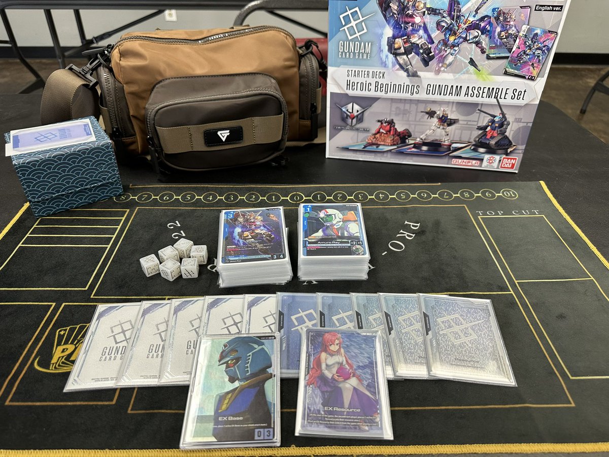 Ready for tonight’s #GUNDAMCARDGAME release event!