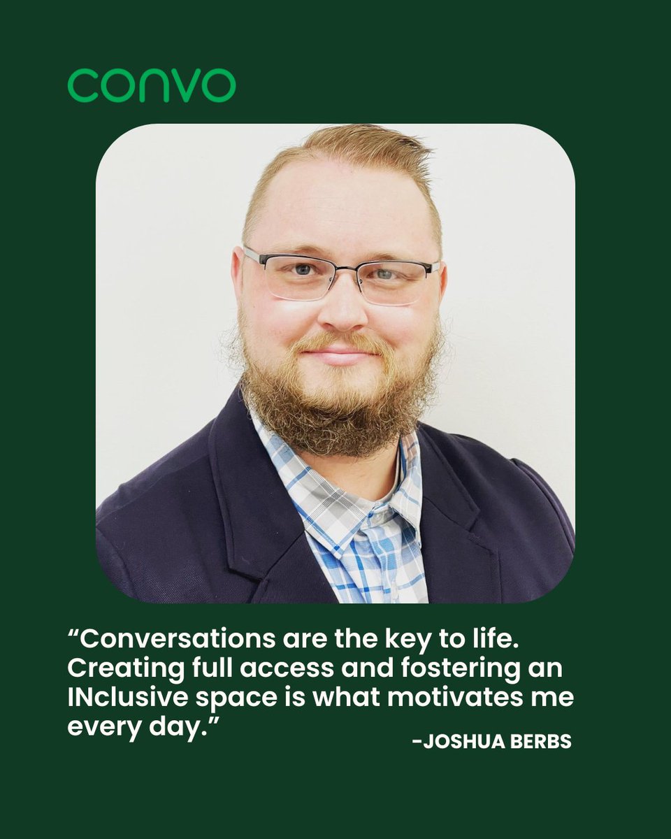 We don’t just talk about access — we live it.

We’re not just at #DisabilityIN2025 — we’re building what’s next.
Deaf-led. Partner-ready. Access-first.
Meet #TeamConvo at DisabilityIN.
Let’s talk.

#AccessStartsNow #DeafOwned #InclusionWorks