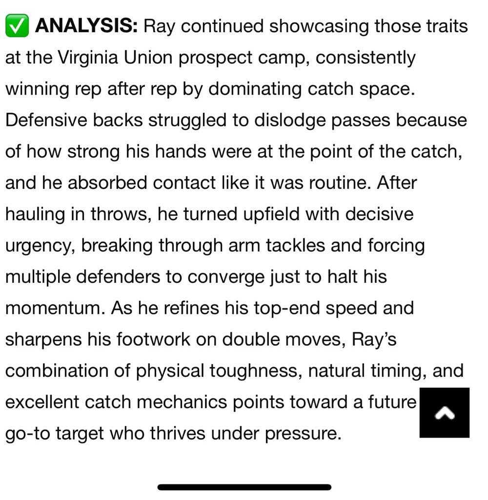Jaylen “hands” Ray (@03jaylen) on Twitter photo Thank you <a href="/sixstarfootball/">Six Star Football | PLUS+</a> for the write up on my <a href="/VUU_Football/">Virginia Union Univ Football 🏈</a> camp performance. Work is not done
<a href="/ColesCoach2/">CoachColes</a> <a href="/CoachHand1/">Monterio Hand</a> Thank you <a href="/sixstarfootball/">Six Star Football | PLUS+</a> for the write up on my <a href="/VUU_Football/">Virginia Union Univ Football 🏈</a> camp performance. Work is not done
<a href="/ColesCoach2/">CoachColes</a> <a href="/CoachHand1/">Monterio Hand</a>