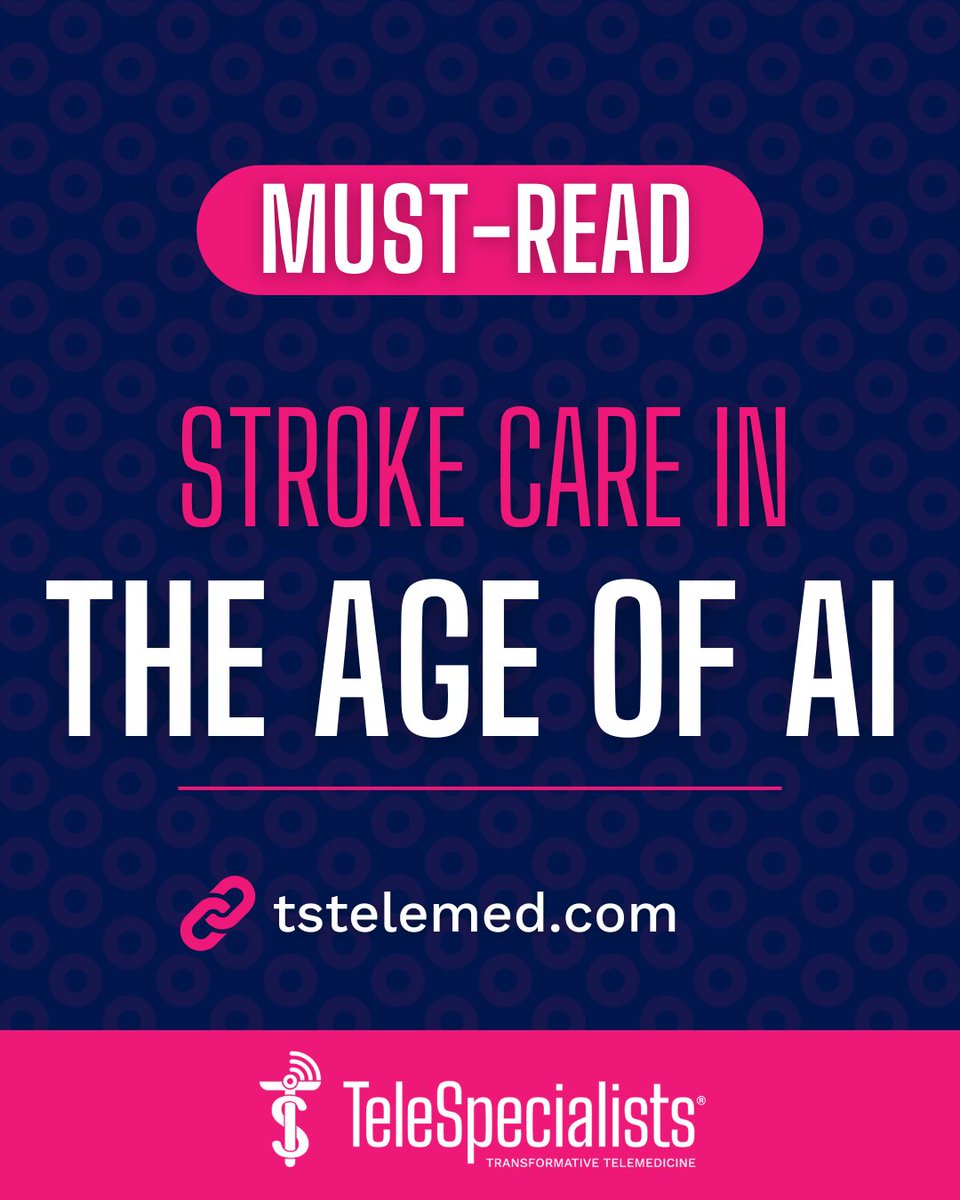 Every minute counts in stroke care. AI is revolutionizing how we diagnose strokes, cutting treatment time by 22 minutes and saving 42 million neurons per patient.

🔗 Discover how AI is transforming stroke care from onset to recovery at our newest published blog: