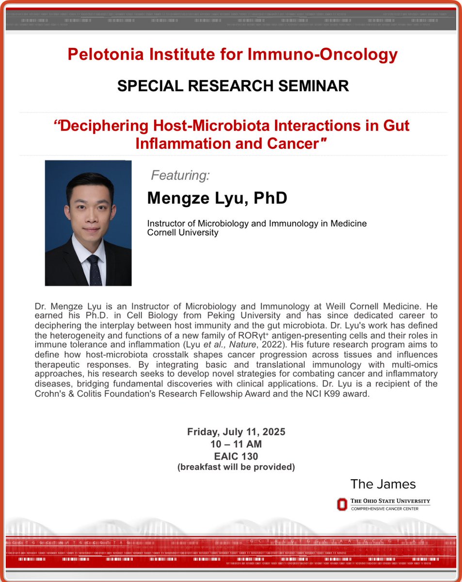 Zihai's tweet image. Very pleased to host @MengzeLv during his visit to @OhioStatePIIO.