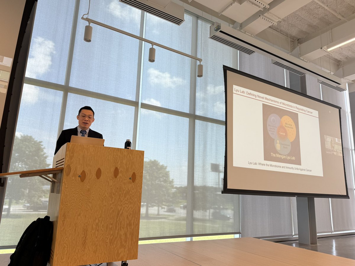 Zihai's tweet image. Very pleased to host @MengzeLv during his visit to @OhioStatePIIO.