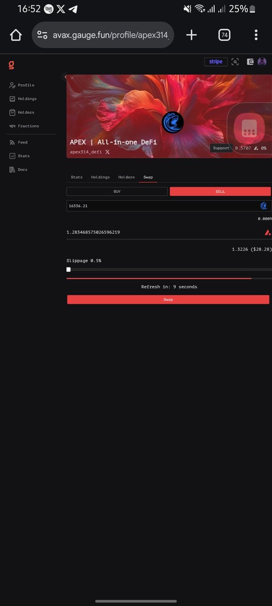 Rewards for the month of June for just being a creator on <a href="/gauge_e1/">gauge 🔺</a> has landed.

We go again this month!
Don't be by the side of the line...

Get in jorh!
avax.gauge.fun/profile/nerdyr…