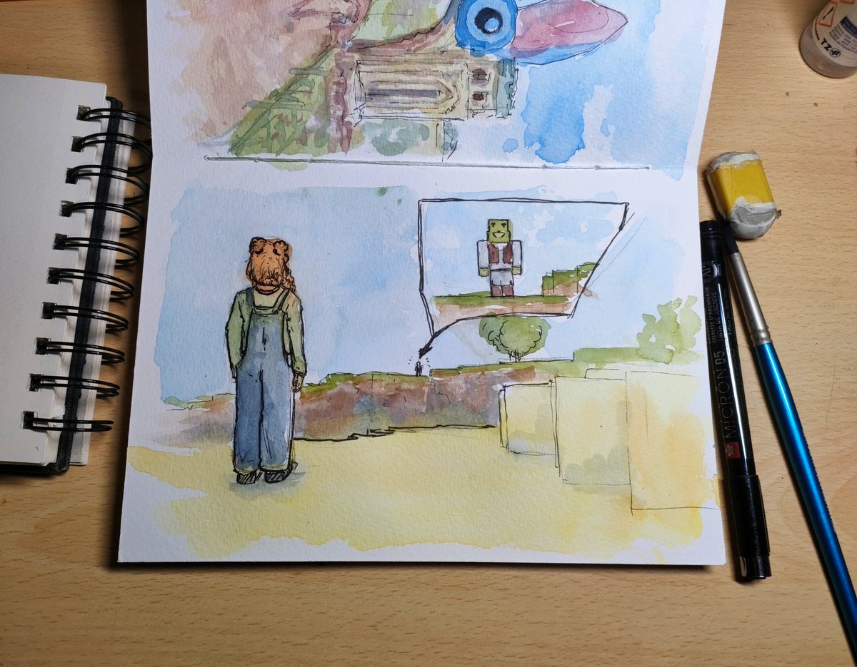 kaledo69's tweet image. Little watercolors sketch after the first episode of Past Life Series
#lifeseries #pastlifeseries #geminitay #smallishbean