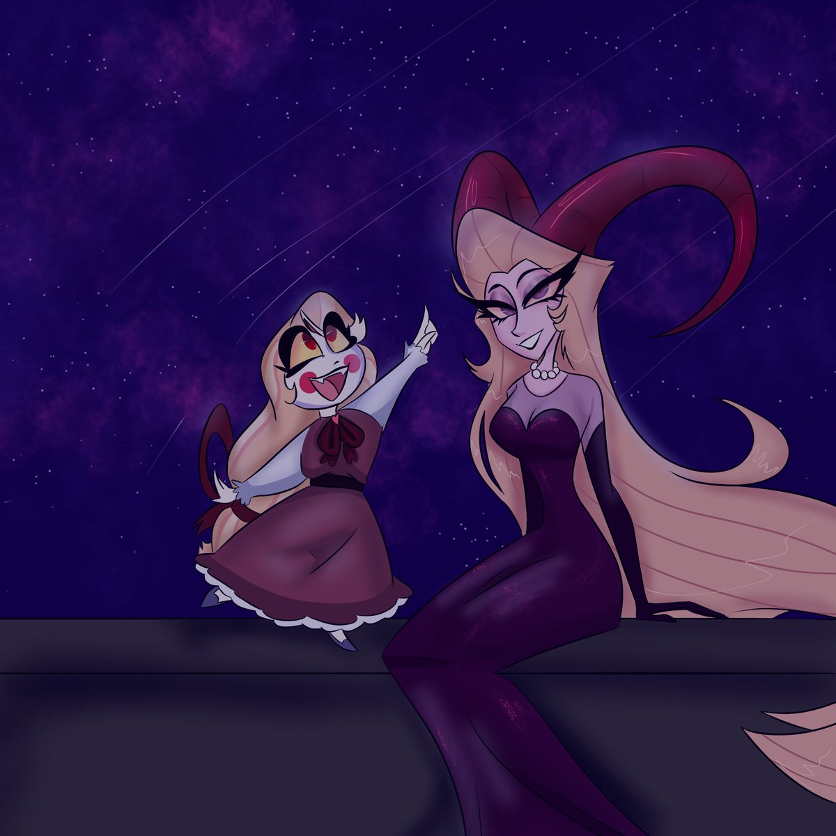 Star gazing
#HazbinHotel #LilithMorningstar #hazbinhotelL