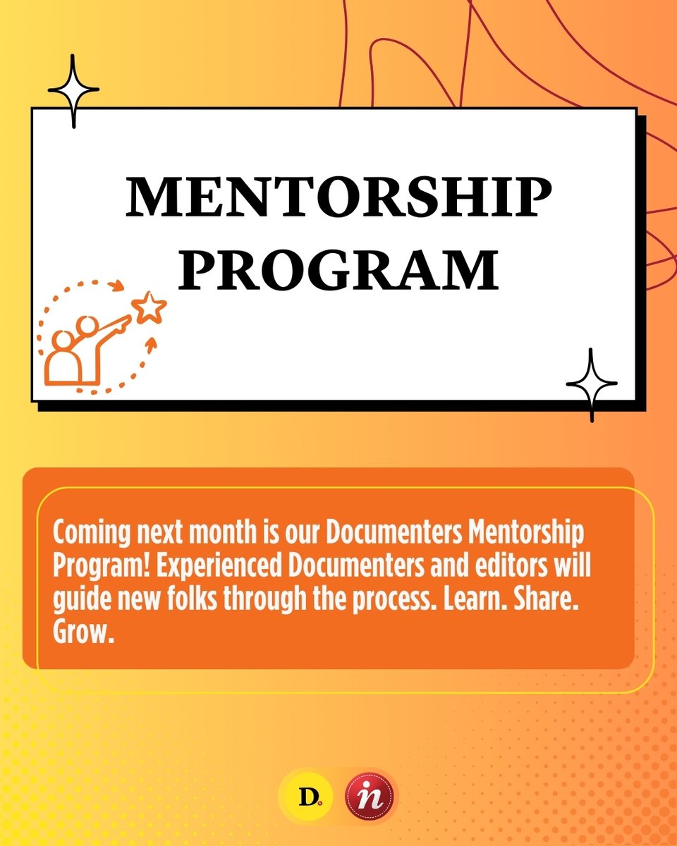 San Diego Documenters (@documenterssd) on Twitter photo Have you heard about our program changes?
Documenters now has simpler assignments, an updated field guide, and mentorship program.
Check out our slides for the details.📝💥 Have you heard about our program changes?
Documenters now has simpler assignments, an updated field guide, and mentorship program.
Check out our slides for the details.📝💥