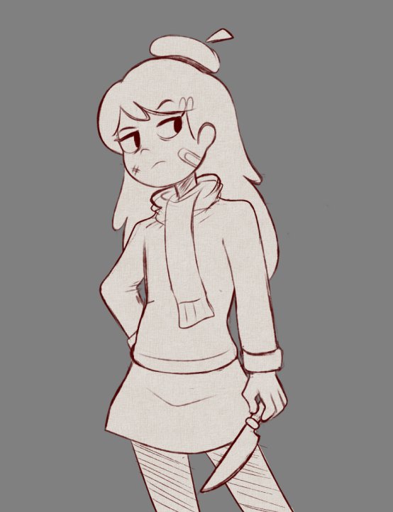 Fabz_RC's tweet image. Hilda inspired by @/TheSpookyCat