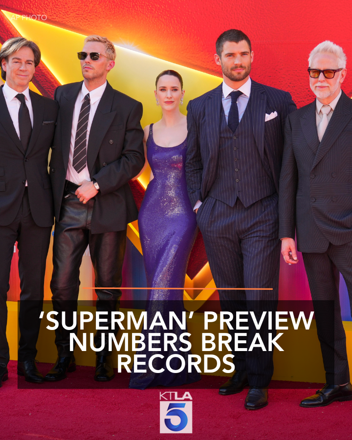 #Superman is now in theaters, and it's flying over the competition! 
ktla.com/entertainment/…