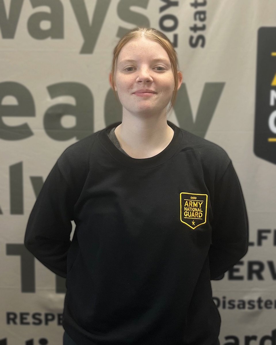 ArmyGuardOhio's tweet image. PFC Phoenix Barrick enlisted with the #NationalGuard as a 92A Automated Logistical Specialist. Soldiers in this field are primarily responsible for supervising and performing management or warehouse functions in order to maintain equipment records and parts.