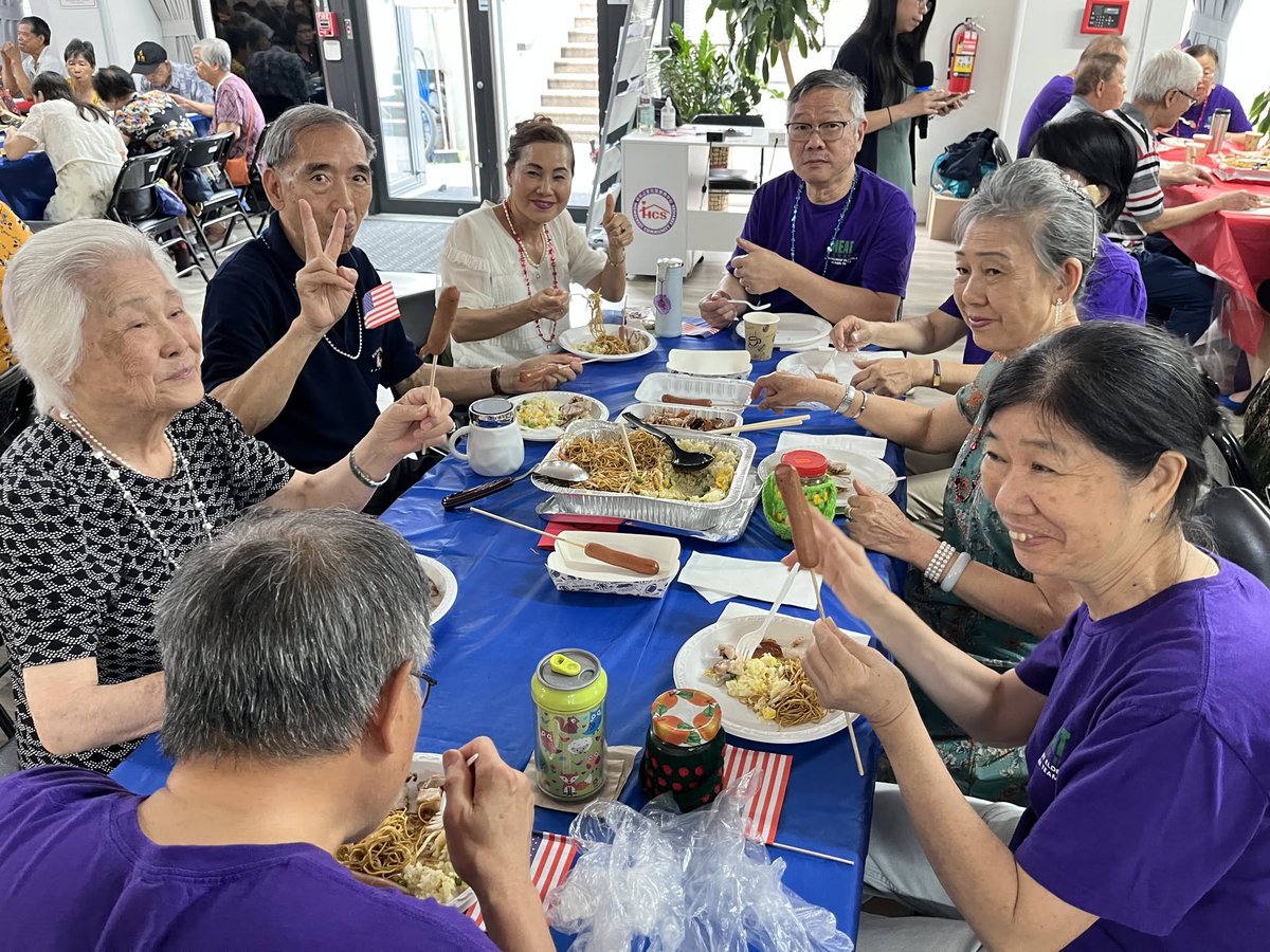 NYCAging's tweet image. Bensonhurst Older Adult Center buzzed with birthday joy during a lively July celebration filled with laughter, connection, and the vibrant energy of the season. ♋♌ Older adults brought warmth and boldness that lit up the community. 💛 #Cancer #Leo #NYCAging