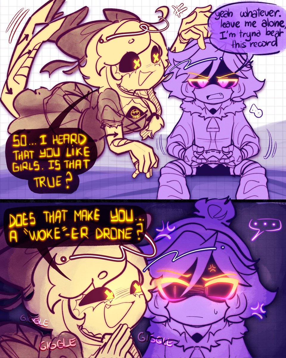 tsukyiio's tweet image. pun 🤡