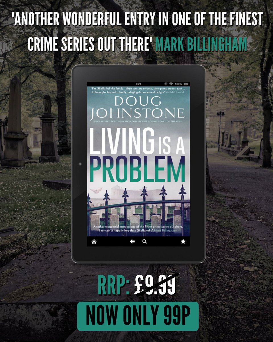 OrendaBooks's tweet photo. #LivingIsAProblem by @Doug_Johnstone is the latest instalment in the reader's favourite #Skelfs Series & it's on @kobo #SALE!💀
📌Set in Edinburgh.
🤫Full of secrets from the past...
📱Impossible to put down.
🔗 https://t.co/L7Sv7ypaiO
#CrimeFiction #BookTwitter #Thriller https://t.co/fRgJQ6xmiQ