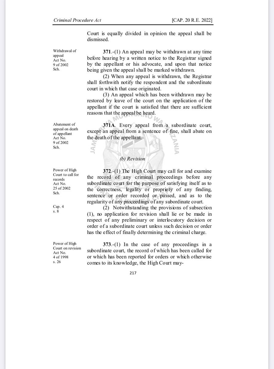 Kutokana na MAOMBI ya wadau WENGI wa HAKI JINAI, napenda kuufahamisha UMMA kwamba; NIMEKUBALI kutoa SEMINA kuhusu MATUMIZI SAHIHI ya vifungu vya 372(1) na (2) vya SHERIA ya Mwenendo wa Makosa ya Jinai (CPA). Semina hiyo itafanyika uwanja wa BENJAMINI MKAPA. Tarehe itatangazwa.