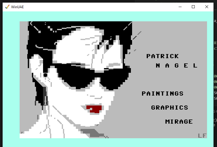 therealh0ffman's tweet image. Amiga PETSCII viewer.. done.