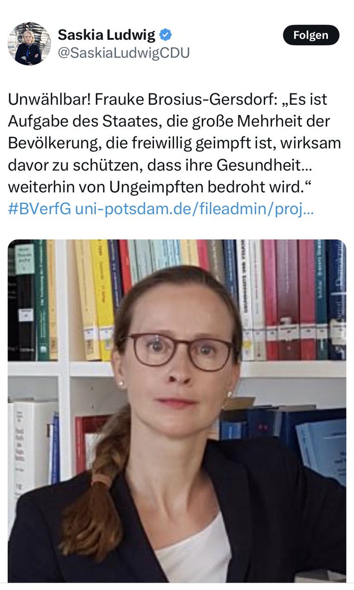 Woher kommt die Kritik an Frau Borsius-Gersdorf? Soweit ich es nachvollziehen konnte, beginnt die Kritik an Frau Brosius-Gersdorf am 1. Juli in der AfD Coronaleugner und Impfverweigerer Bubble. Einige kleinere Accounts erzeugen erste Reichweite. Wenige Stunden später beginnen