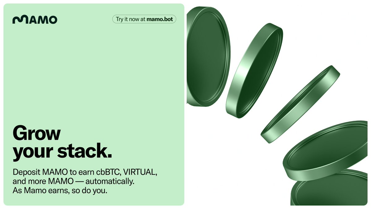 MAMO Accounts have arrived!

A place to grow your MAMO stack. Set it, stack it, compound it.

Your new default for smarter rewards. 🌱