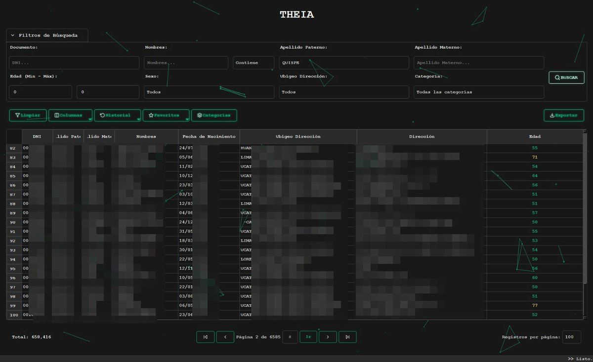 Alph4_Sec's tweet image. 🚨 Threat Alert | Venta de Panel de Control con Acceso Total a la Base de Datos de Ciudadanos del Perú 🇵🇪
El usuario Vlyde ha anunciado la venta de un panel administrativo con acceso completo a la base de datos de identificación nacional del Perú, supuestamente extraída de…