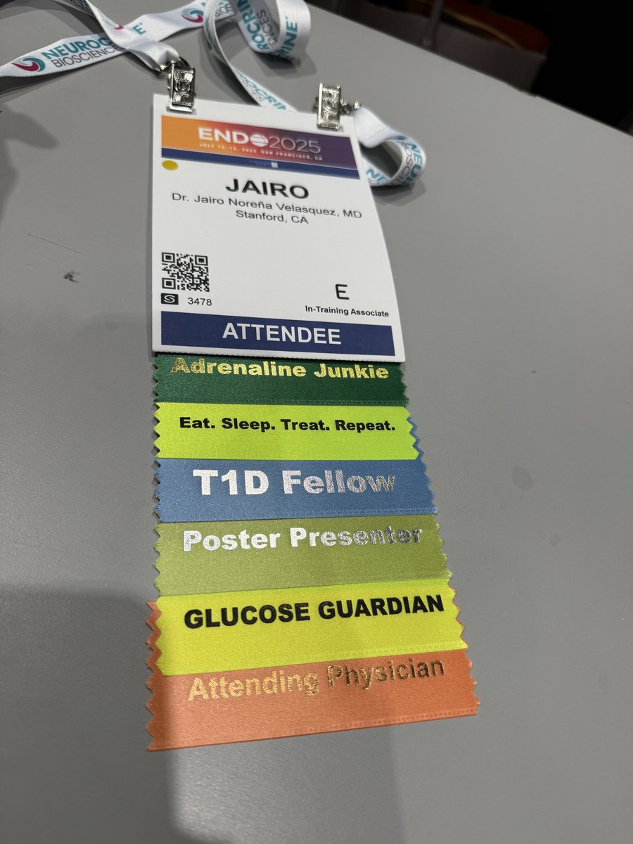 DrJairoNorena's tweet image. And here we are at #ENDO2025 learning cutting edge science, sharing special moments with friends and colleagues, and making the leap from fellows to the attendings we once only dreamed of becoming … and of course, rocking the most fun ribbons from @TheEndoSociety
