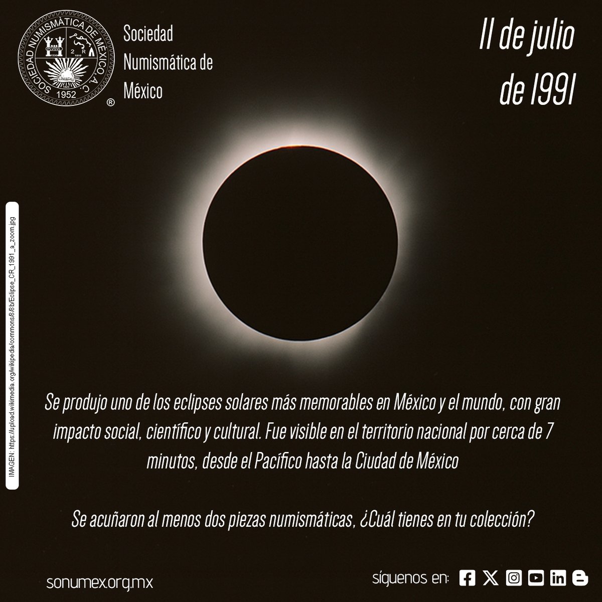 El eclipse fue visible en una amplia zona de México, incluyendo ciudades importantes como Guadalajara, Aguascalientes, León, Morelia, Toluca, Puebla, Hidalgo, Morelos, Oaxaca y la Ciudad de México. Esto permitió que mucha gente pudiera presenciar el fenómeno.
#SONUMEX