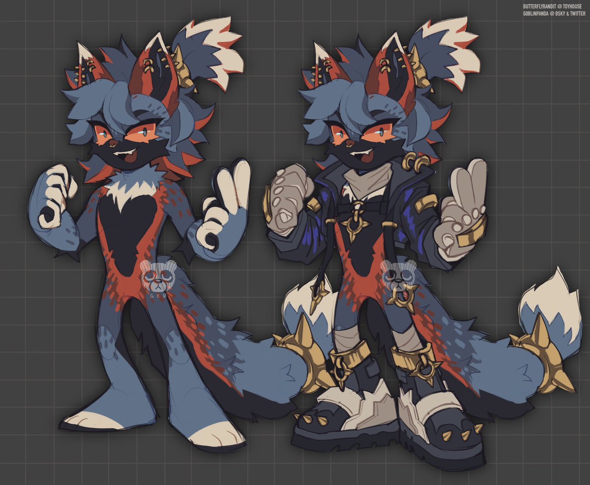 🦊Cross fox mobian design 🦊
💲9️⃣5️⃣fcsf !