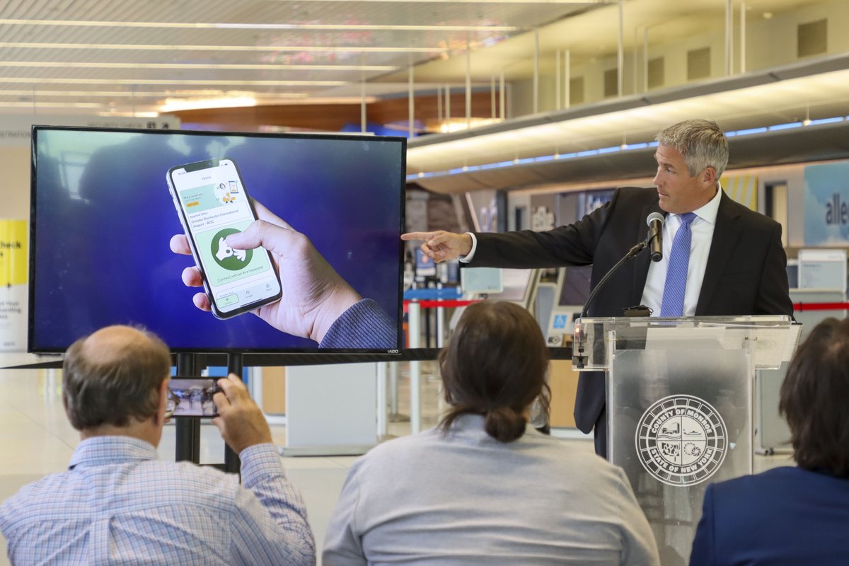 ROCAirport's tweet photo. Travel just got more inclusive at ROC!
ROC has launched Aira ASL, a new pilot program designed to support Deaf and hard-of-hearing travelers with real-time access to professional ASL interpreters right from their smartphone. 📱🤟
#FlyROC #DeafFriendly #AccessForAll https://t.co/9WsWIwuQBY