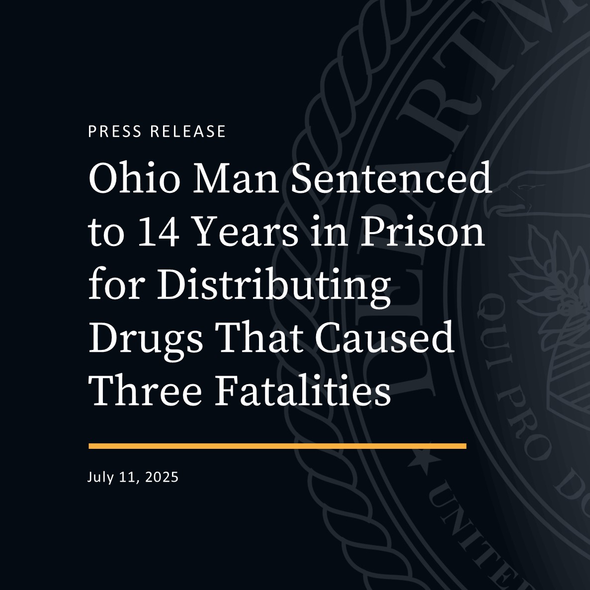 NDOHnews's tweet image. Three individuals died in one day from ingesting and overdosing on cocaine laced with fentanyl they received from the defendant.
justice.gov/usao-ndoh/pr/o…
@DEADETROITDiv
@FBICleveland