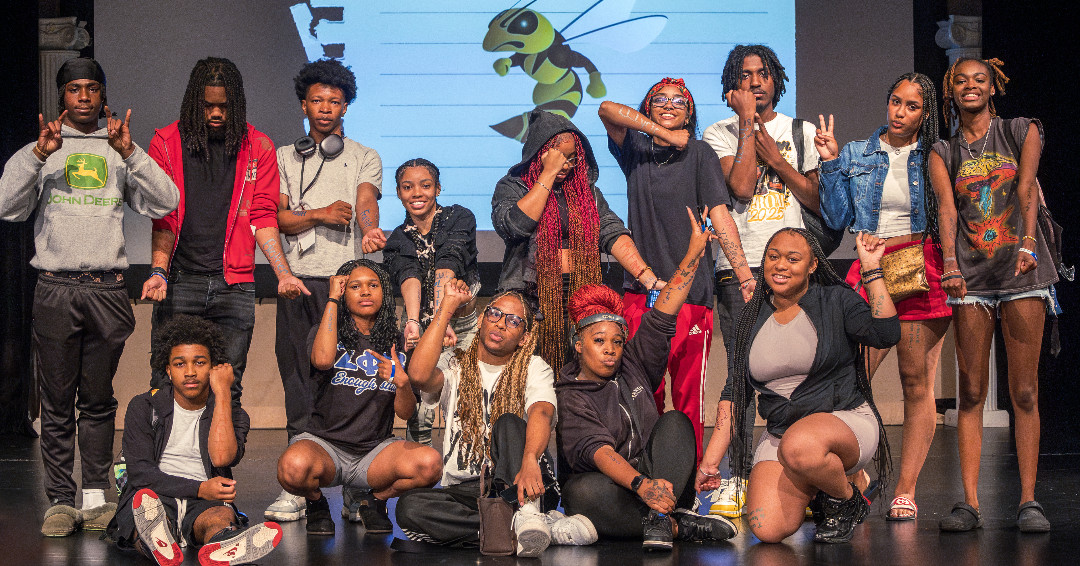 Why did you choose HSSU? Hornet Bridge Academy students participated in 'Dear Hornet,' a powerful tattoo exercise where they wrote on themselves the reasons they chose Harris-Stowe. 🤎 From dreams to determination, their stories remind us all why we’re proud to be Hornets. 🐝