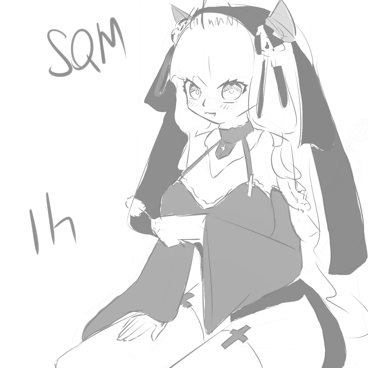 SolQuodMensis's tweet photo. #NIKKEfanart Crown (Nikke) - 1 h (Nun) https://t.co/1buPz1uwiD