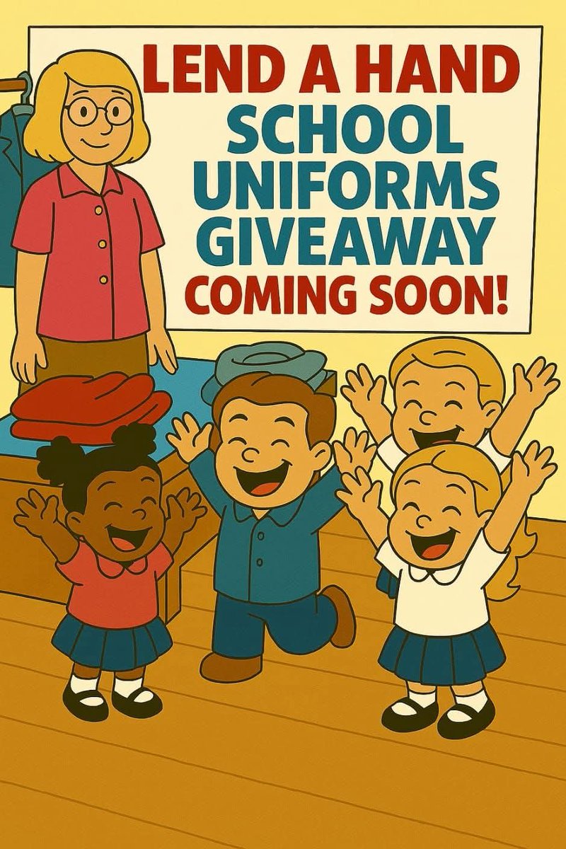 We're Excited... Our amazing annual Free School Uniform Giveaway is Coming Soon... Watch this Space for more information.. Contact Lend a Hand in Horwich and surrounding areas Community Support on text messenger or just call 07939 500591
#FreeSchoolUniformGiveawayDay