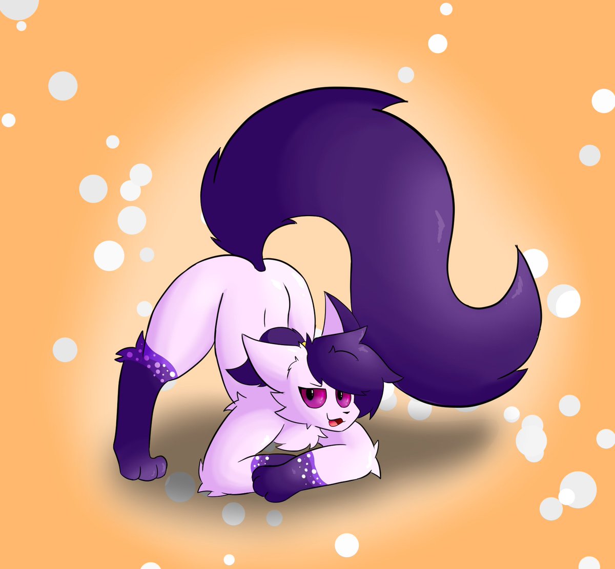 Vulpeku's tweet image. A draw for my friend @Callate_uwur, he asked for this pose btw XD
#Pokemon