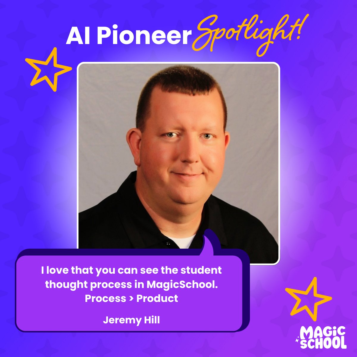 magicschoolai's tweet image. ✨ AI Pioneer Spotlight! ✨
We’re proud to celebrate 4 educators leading the way in AI-powered teaching & learning with MagicSchool!
Danyelle Ross – Helped lead South Windsor PS to March Magic victory & makes AI tools intuitive for all.
Valentin Guerra – Builds custom chatbots…