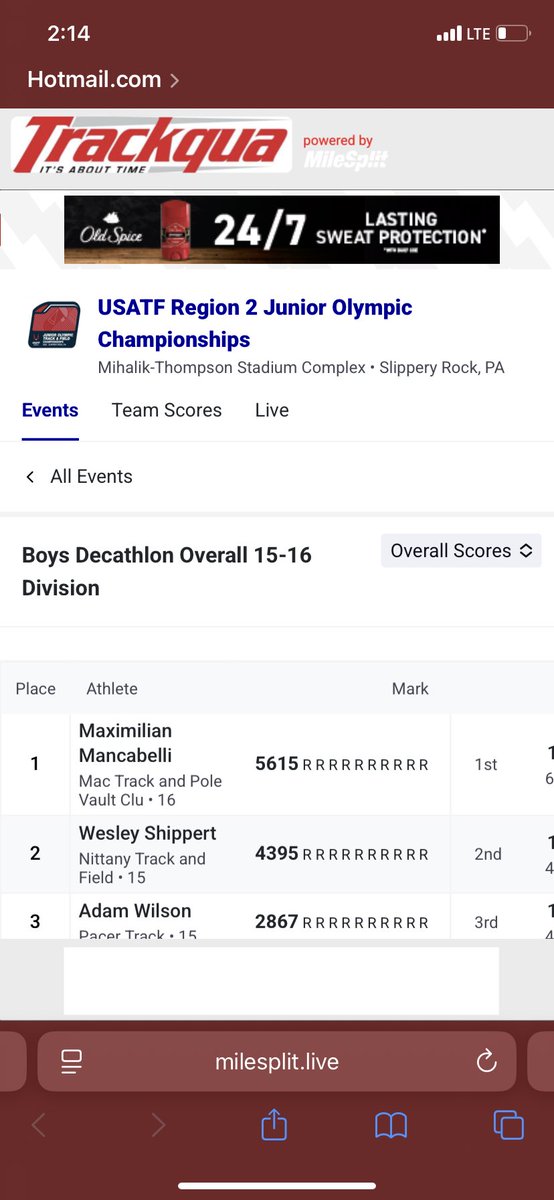 Coach Mac (@coachmacpv) on Twitter photo <a href="/op_athletics/">OP Athletics</a> 4sport Athlete <a href="/MaxMancabelli/">Max mancabelli</a> has a huge day 2 to secure the <a href="/usatf/">USATF</a> region 2 jr Olympic championship. Disc toss over 125’ vault of 14’ and Javelin toss over 130’ were the major events. Up next the JO National Championships! <a href="/op_athletics/">OP Athletics</a> 4sport Athlete <a href="/MaxMancabelli/">Max mancabelli</a> has a huge day 2 to secure the <a href="/usatf/">USATF</a> region 2 jr Olympic championship. Disc toss over 125’ vault of 14’ and Javelin toss over 130’ were the major events. Up next the JO National Championships!