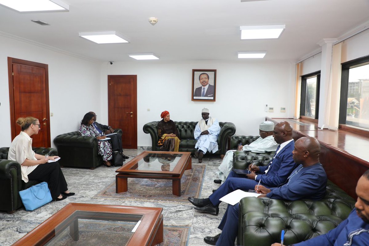 AminaJMohammed's tweet image. Meeting with HE Alamine Ousmane Mey, Minister of Economy of Cameroon.
Following up on FFD4-Seville Commitment, the Pact for the Future, and stronger cooperation to accelerate progress on the SDGs.
