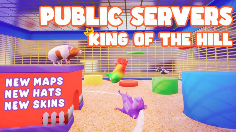 DreamShipGames's tweet photo. Hey Hustlers! We have exciting news: GAME UPDATE 1.2 IS OUT ON STEAM NOW! This update features Public Servers, a King of the Hill game mode, more hats, hamster patterns, and bug fixes! Check out our update through the link in out bio! 

#gamedev #indiedev #games #freegames https://t.co/nyYcmFGBkM