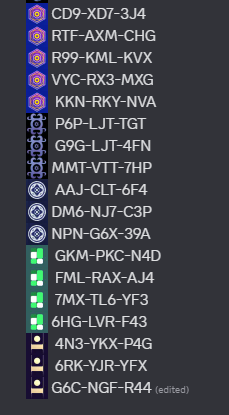 Cba giving these out one by one so have it