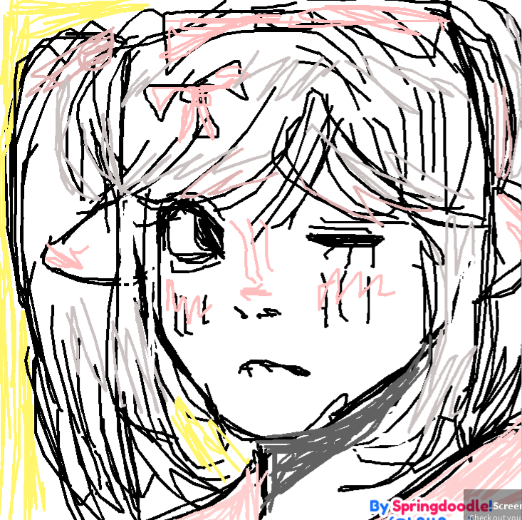 scftbunni's tweet image. This person drew me on roblox as well its so cute go support them @Springdoodle