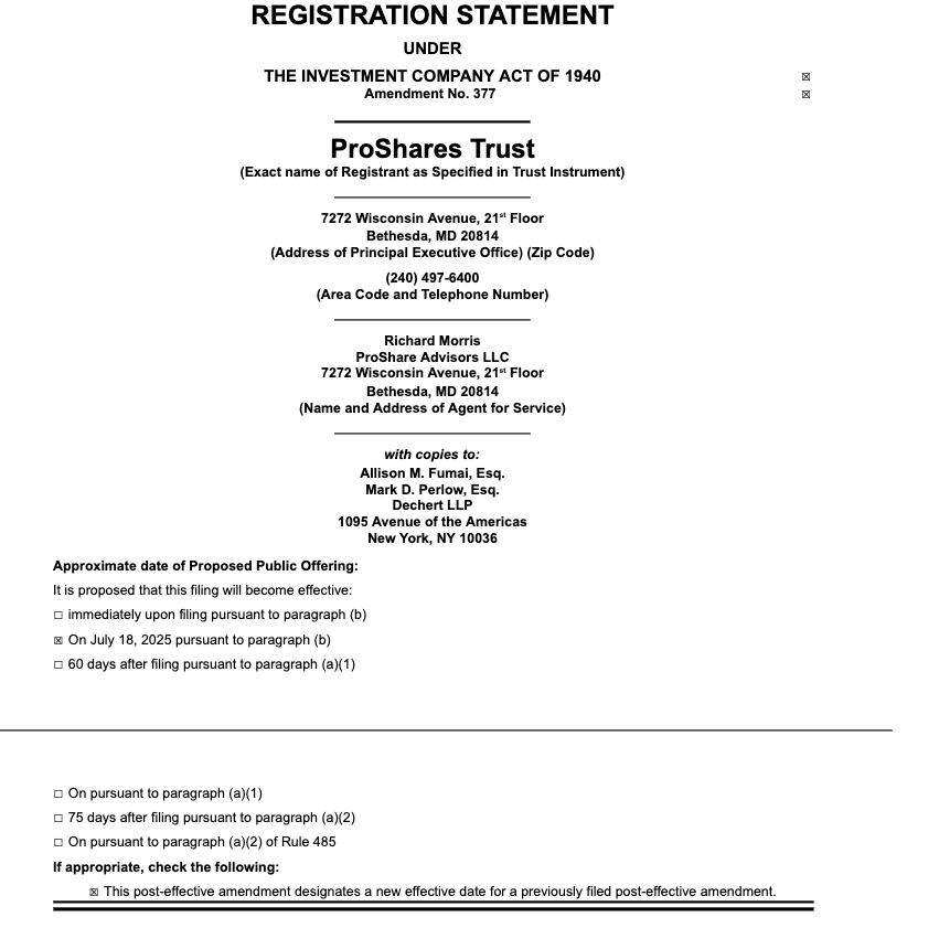 ProShares XRP ETF's to LAUNCH JULY 18th.

🔥🔥🔥