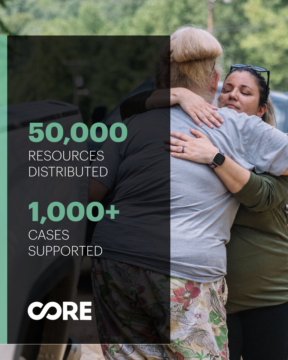 COREresponse's tweet image. Another devastating flood, similar to the one in Texas, struck Kentucky in 2022 when torrential rainfall caused widespread destruction across central Appalachia.
CORE responded quickly to provide critical support to low-income and high-risk communities.
