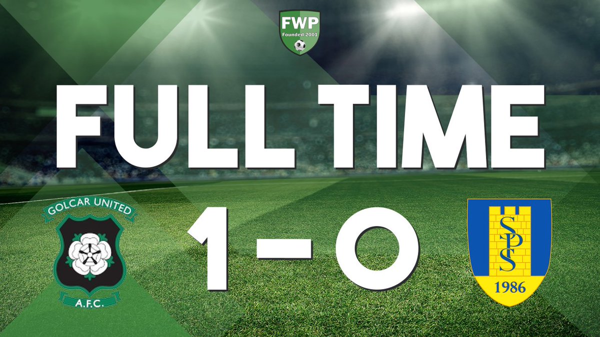 FULL-TIME: Golcar United 1-0 Stocksbridge Park Steels