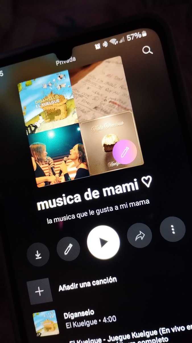 Malu tiene una playlist que armó ella misma con toda mi música favorita 🥹