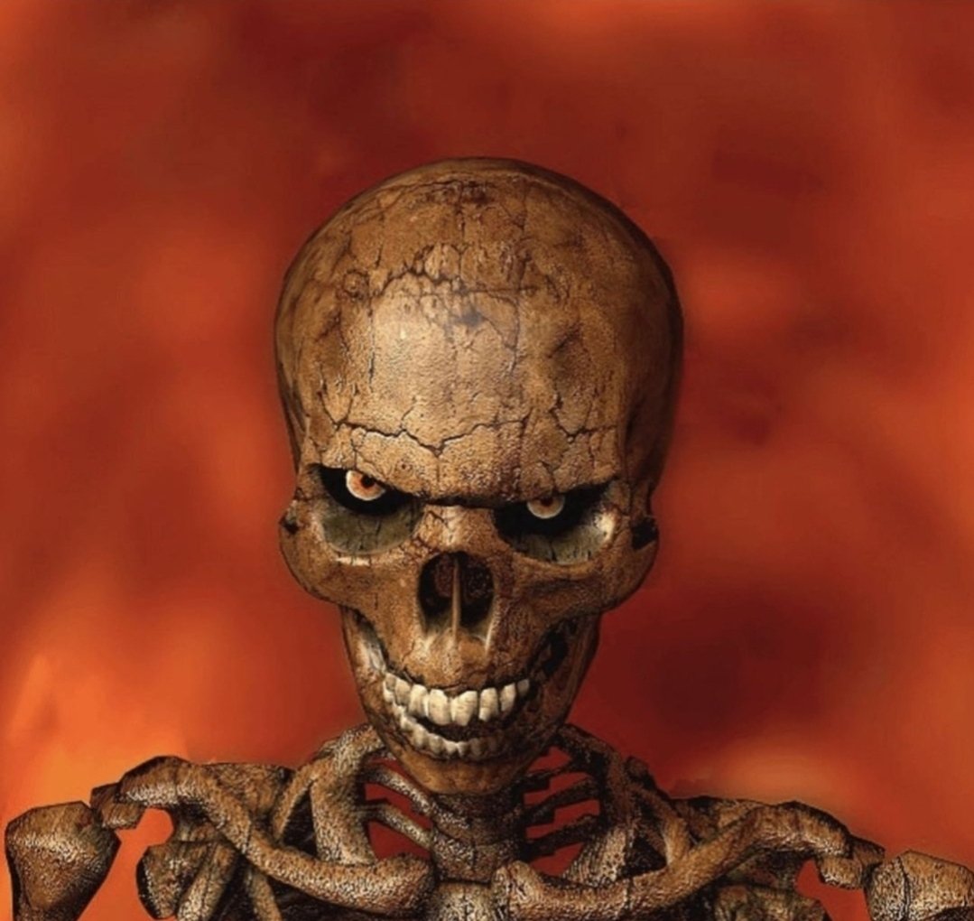 Skeletons posting tweet media