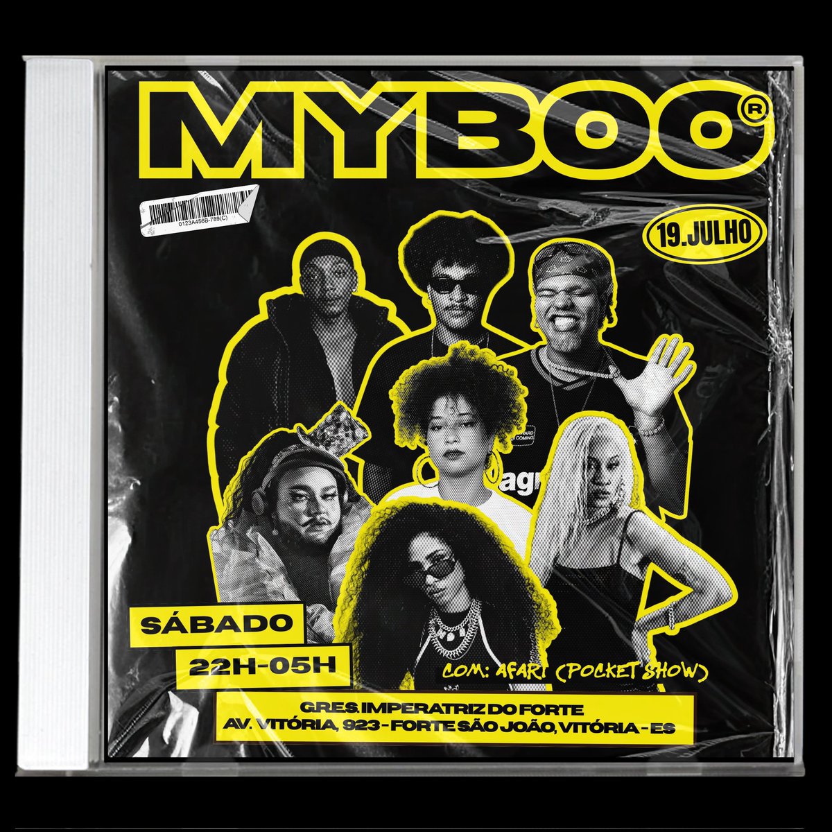 Dia 19 de JULHO tem MY BOO® a partir das 22H.
📍G.R.E.S. Imperatriz do Forte, Vitória-ES.
Line: AFARI, Asiat, Gegeo, Unclewender, Mike, Thiagorocks e Úrsula Pussynail.
Ingressos no link: abre.ai/festamyboo